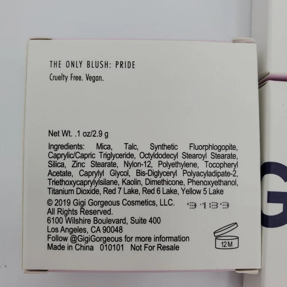 ๐ด5/$50 3x Gigi Gorgeous The Only Blush in Pride TRAVEL SIZE .1 oz each NEW - Picture 6 of 6